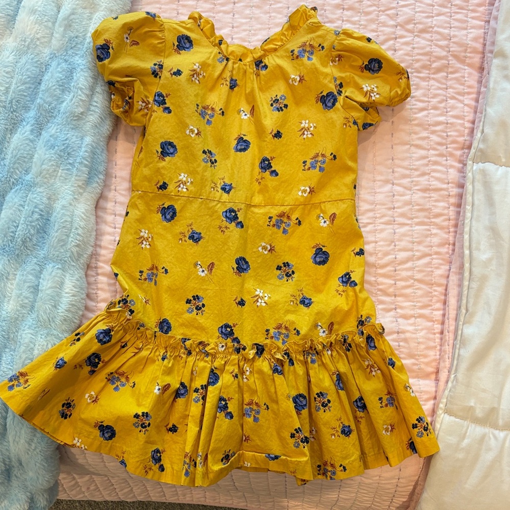 Janie and Jack Yellow Floral Dress